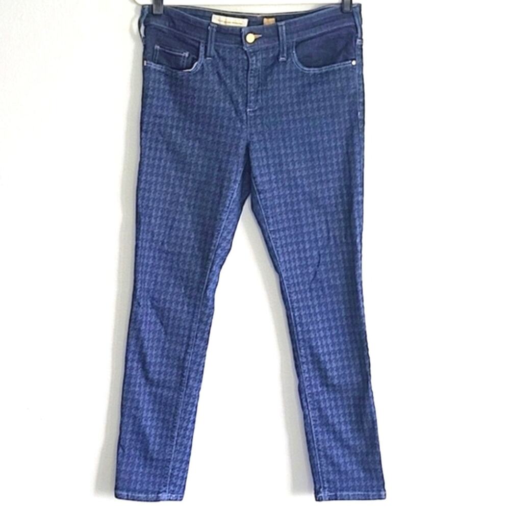 Pilcro and the Letterpress Skinny Jeans Size 32 Herringbone Pattern - Picture 2 of 11